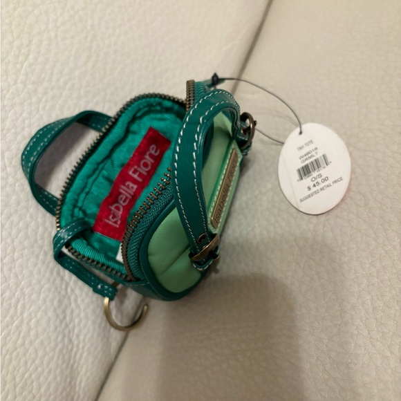 Isabelle Fiore green key chain and small card holder - Picture 3 of 4